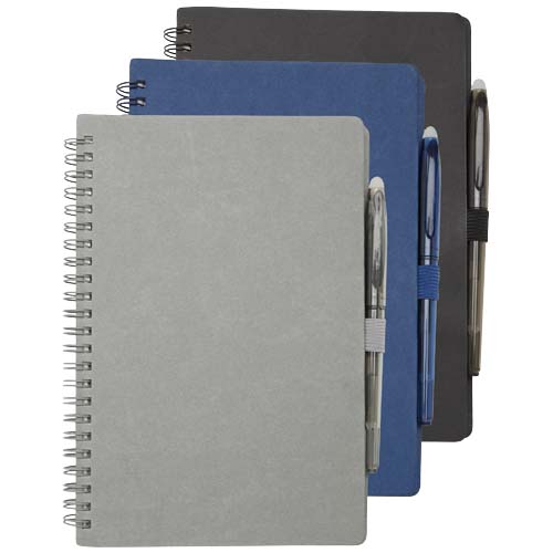 Slate A5 reusable hard cover notebook and pen set (black ink) - Image 14