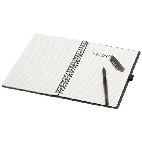 Slate A5 reusable hard cover notebook and pen set (black ink) - Image 21