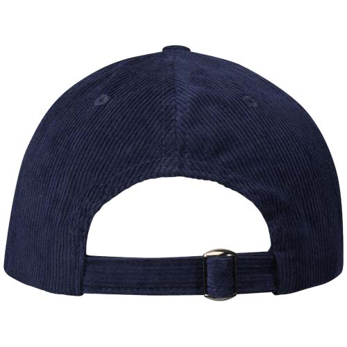 Hutton 6 panel 280 g/m² recycled corduroy cap - Image 6
