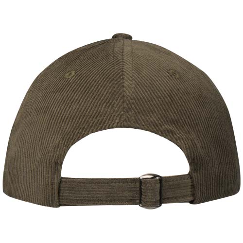 Hutton 6 panel 280 g/m² recycled corduroy cap - Image 10