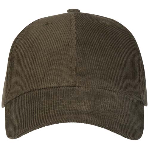 Hutton 6 panel 280 g/m² recycled corduroy cap - Image 9