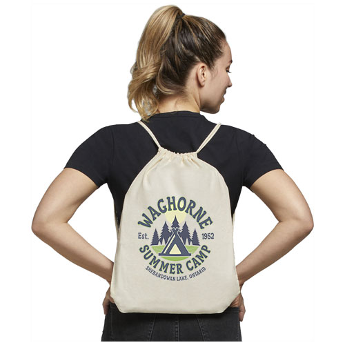 Oregon 100 g/m² cotton drawstring bag 5L - Image 37