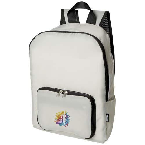 EcoFold RPET foldable backpack 15L - Image 4