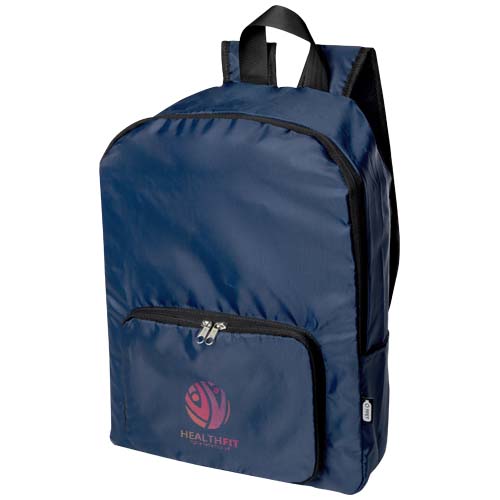 EcoFold RPET foldable backpack 15L - Image 16