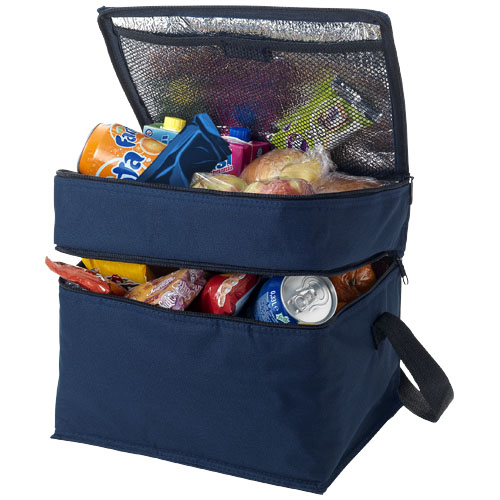 Oslo 2-zippered compartments cooler bag 13L - Image 15
