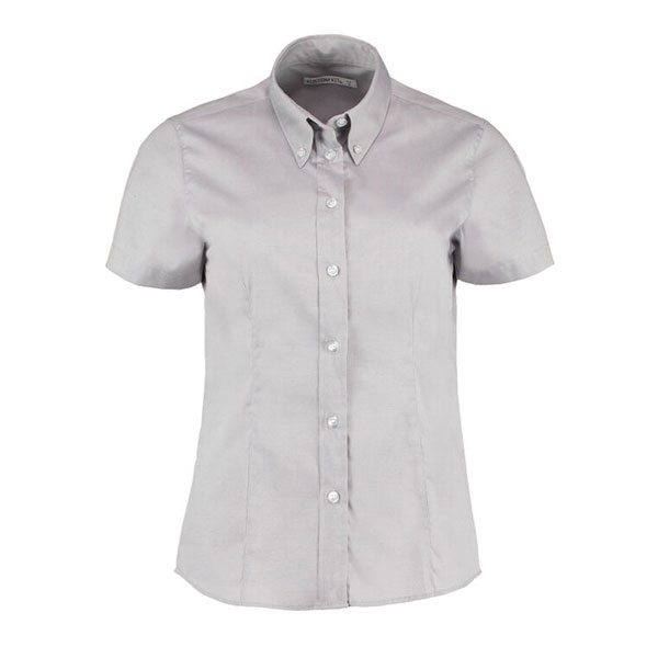 Q166 Kustom Kit Short Sleeve Premium Oxford Shirt - Women's - Image 6