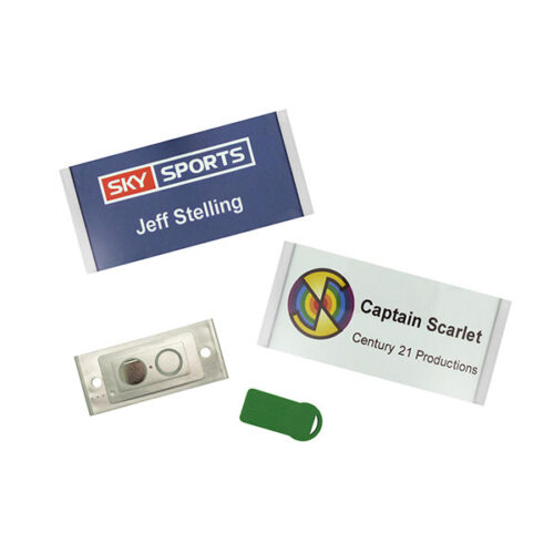 Q074 Curved Name Badge