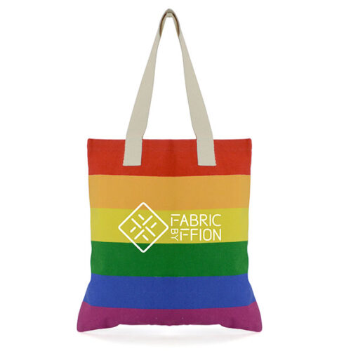 Q066 Hegarty Pride 10oz Canvas Shopper