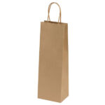 Q051 Ashdown Bottle Natural Kraft Paper Gift Bag - Full Colour