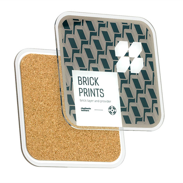 Q092 Recycled Acrylic Coaster - Image 4