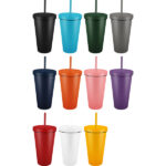Q085 Mood Recycled Insulated Tumbler - Spot Colour
