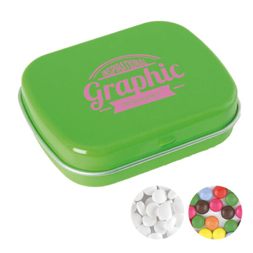 Q062 Hinged Mint Tin - Spot Colour