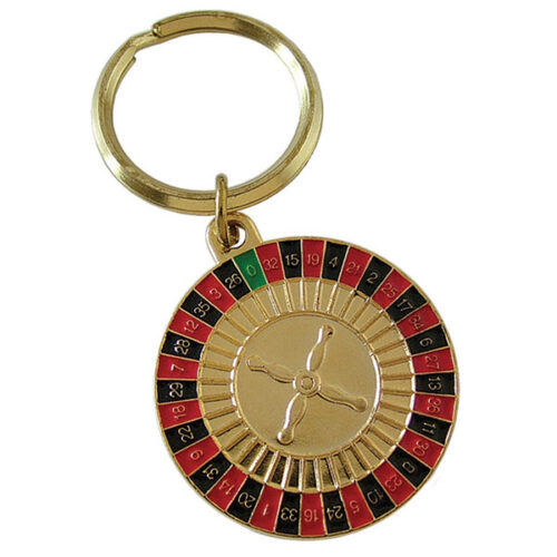 Q029 Soft Enamel Key Ring 30mm