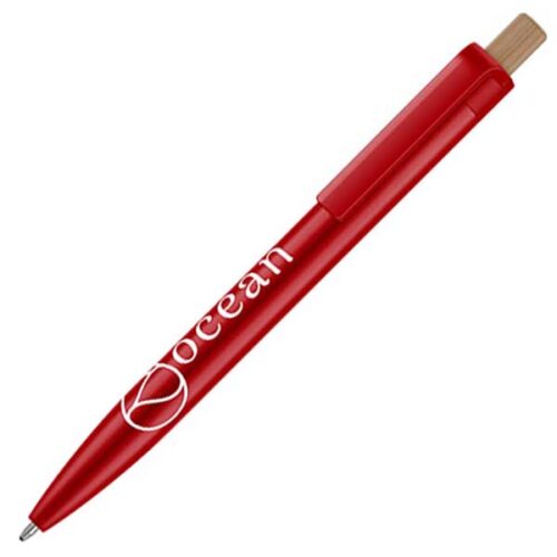 Q116 Eco Click Recycled Plastic Ballpen - Spot Colour