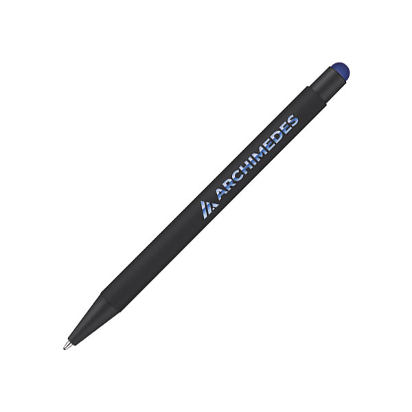Q105 Chili Concept Par-i Noir Soft Feel Stylus Ballpen - Engraved - Image 2
