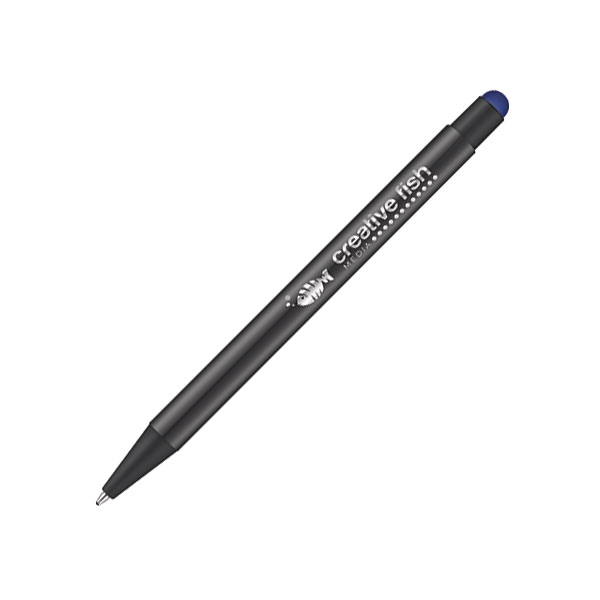 Q105 Chili Concept Par-i Noir Soft Feel Stylus Ballpen - Engraved