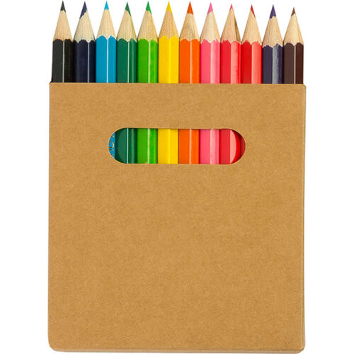 Q119 Colourworld Half Length Pencil Box Set - Full Colour