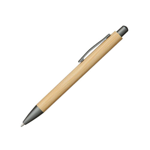 Q113 Bamboo Executive Ballpen - Spot Colour
