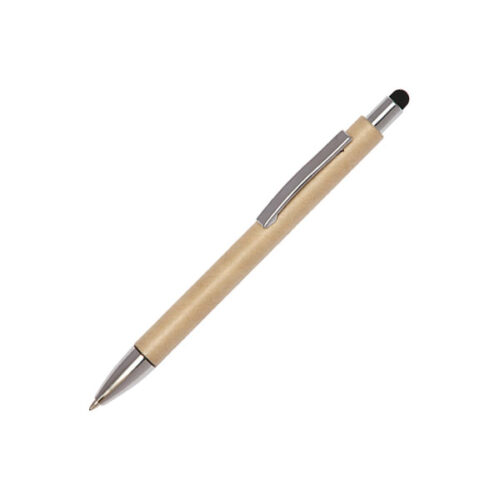 Q113 Cardboard Stylus Ballpen - Full Colour