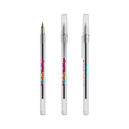 Q111 BIC Round Stic Ballpen - Full Colour