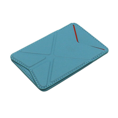 Q015 Foldable Phone Stand Card Holder - Debossed